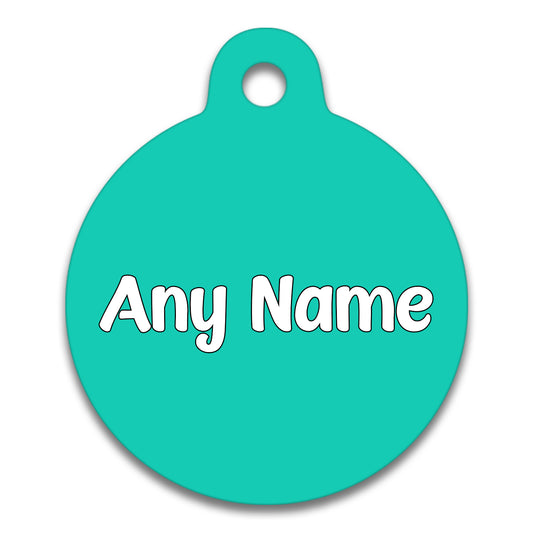 Turquoise - Pet ID Tag