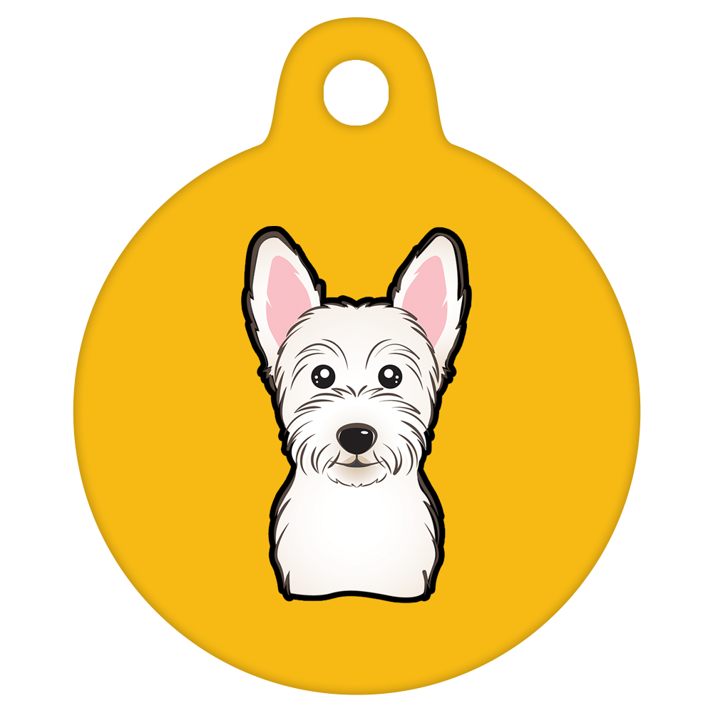 25mm Diameter Small Size - West Highland Terrier