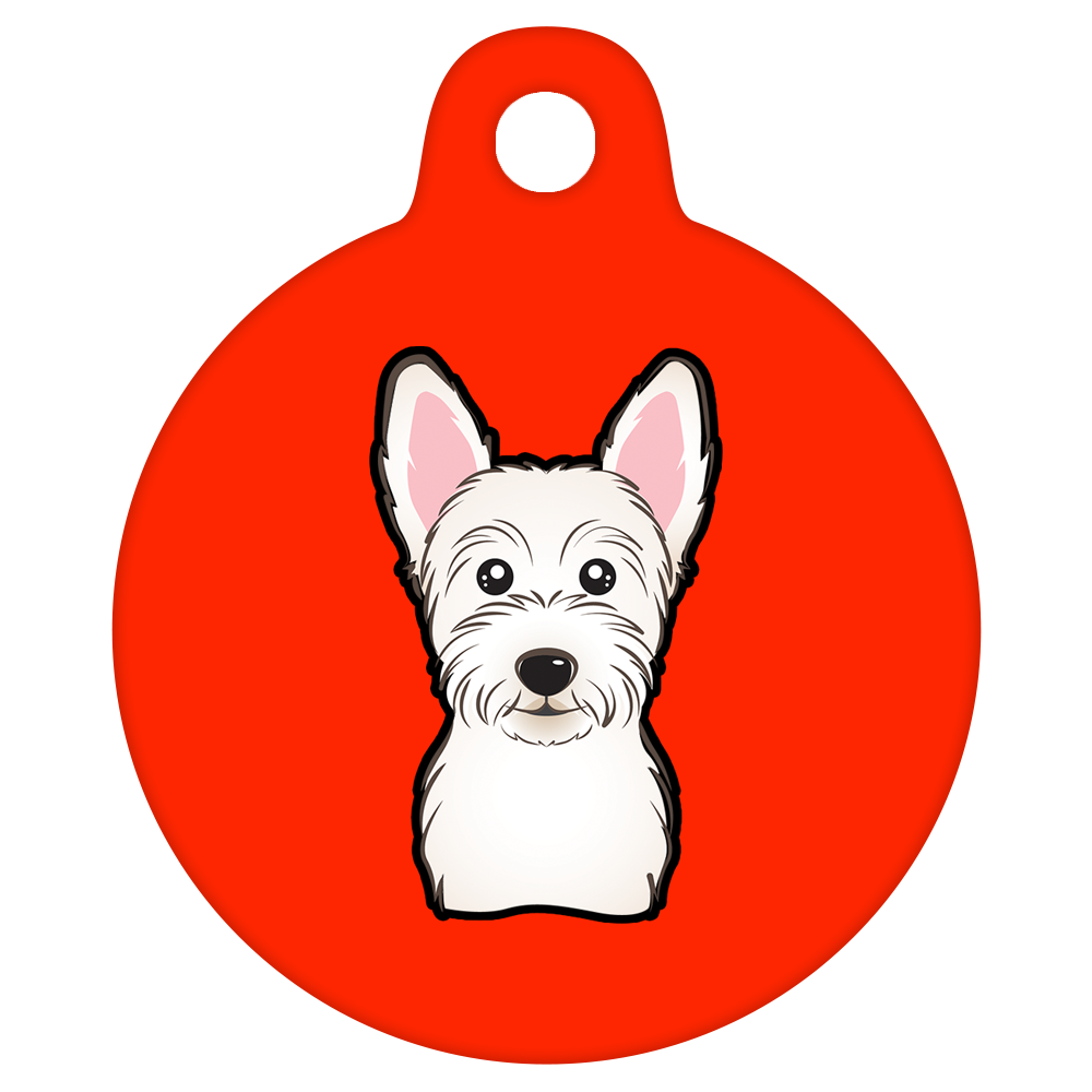 25mm Diameter Small Size - West Highland Terrier
