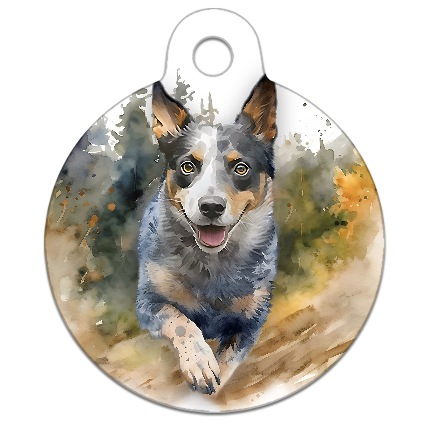 Woodland Running Dog Tag