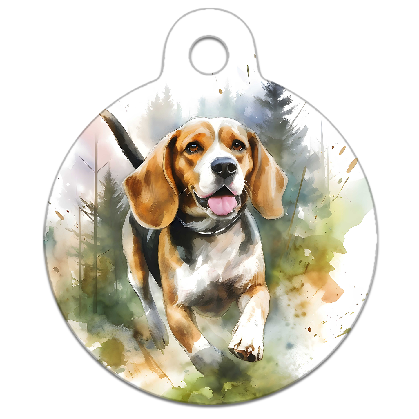 Woodland Running Dog Tag