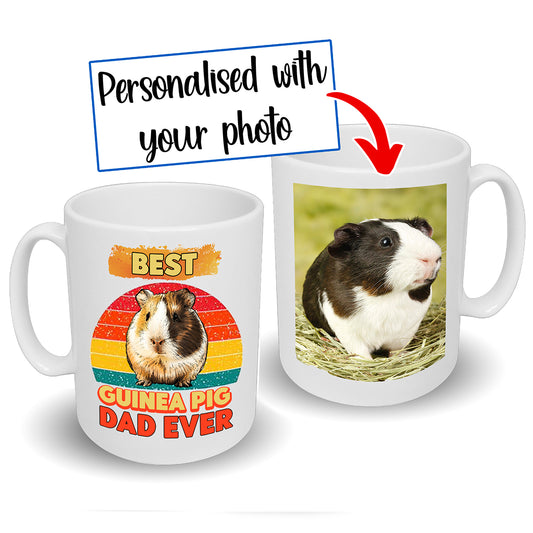 Best Guinea Pig Dad Ever With Custom Photo