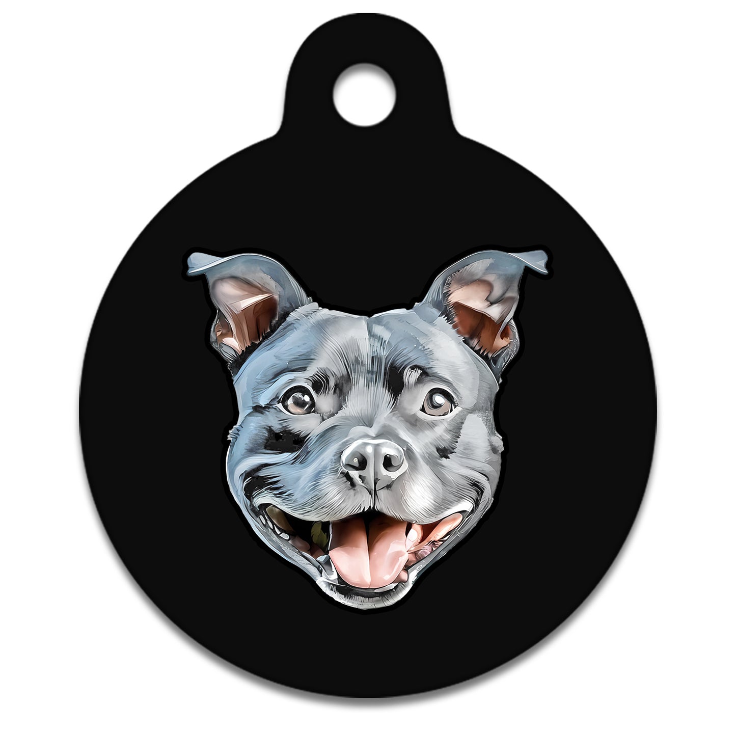19mm Diameter Tiny Size - Staffie Dog