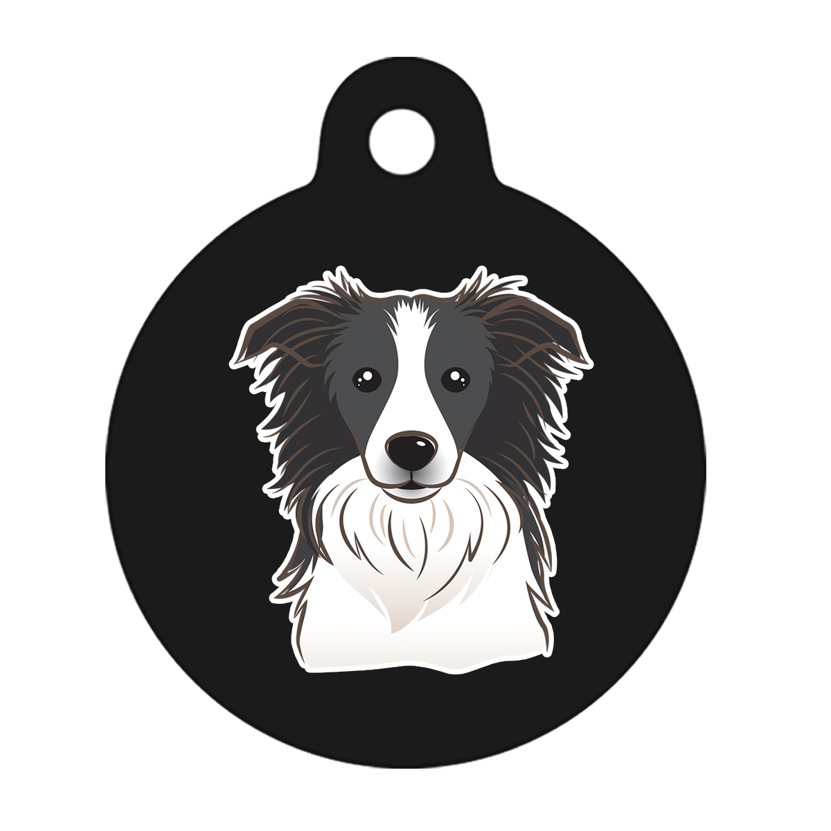 19mm Diameter Tiny Size - Border Collie Dog