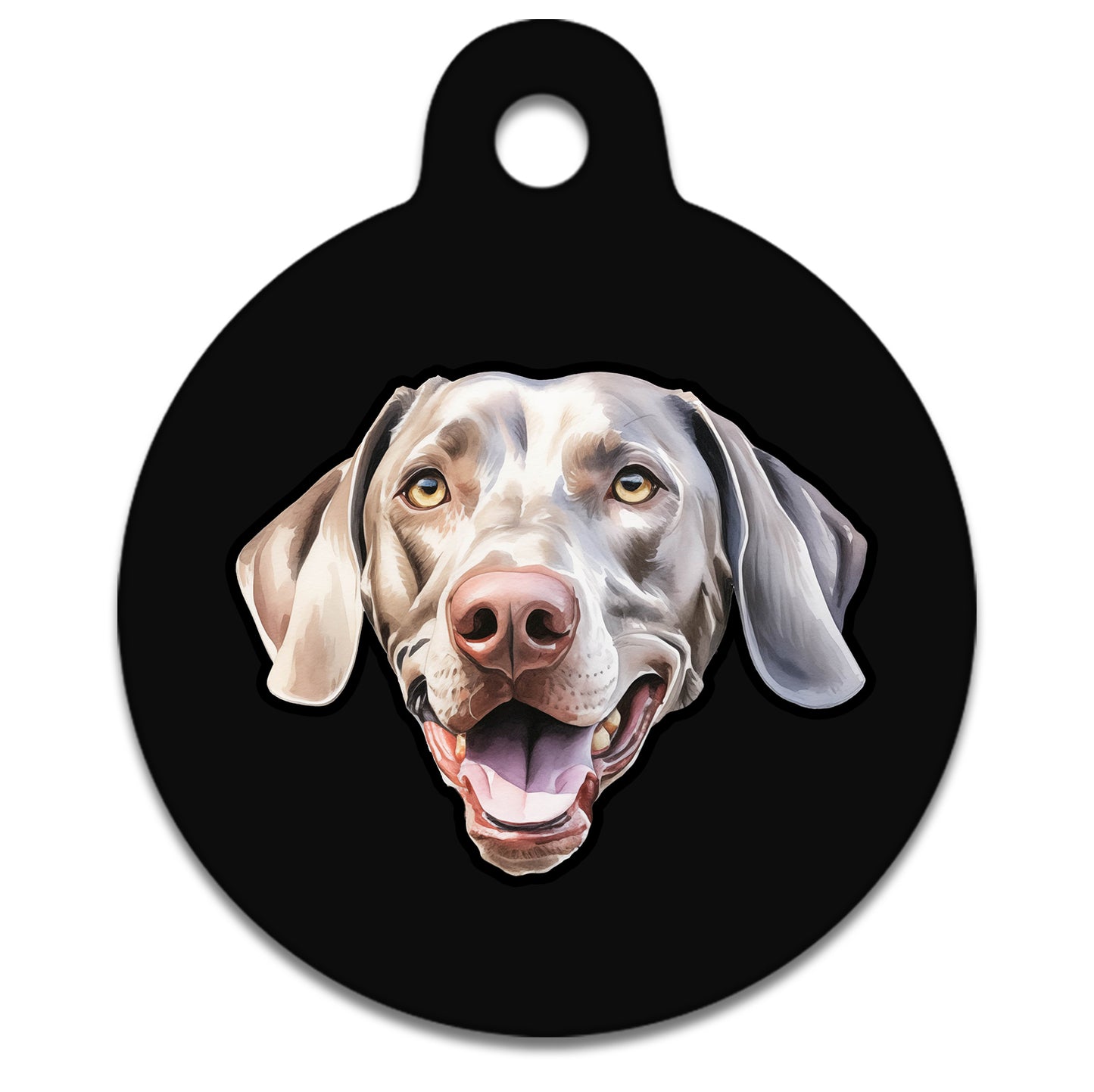 25mm Diameter Small Size - Weimaraner Dog