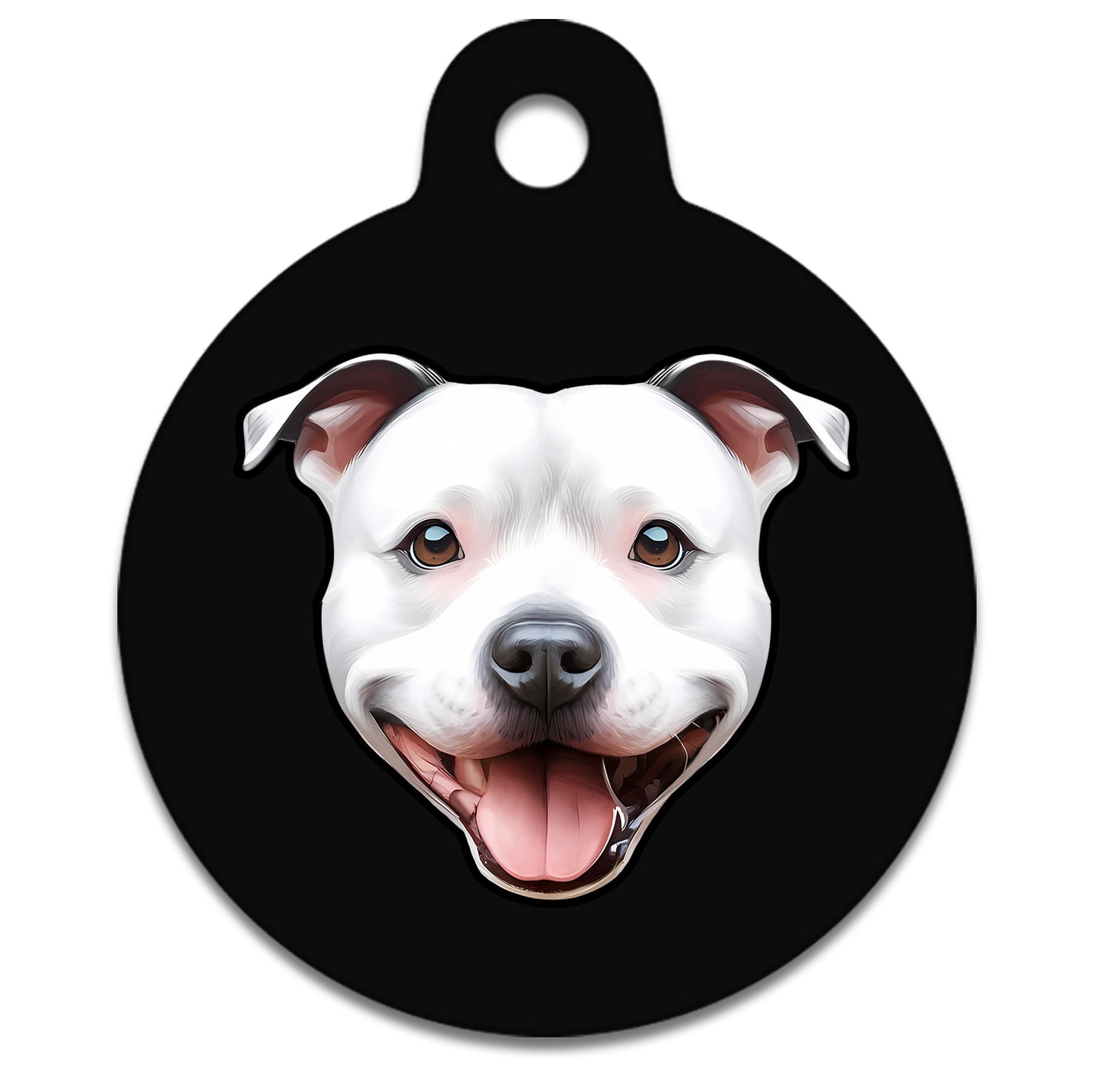 19mm Diameter Tiny Size - Staffie Dog
