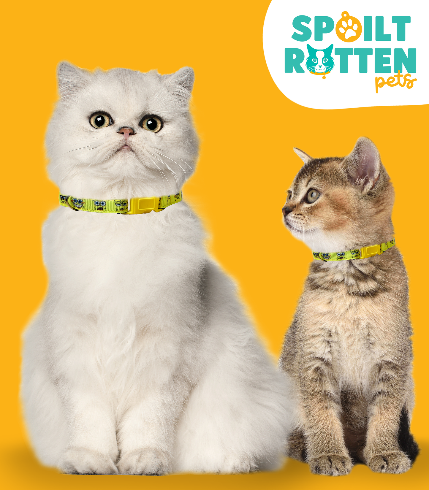 Spongebob Cat Collar