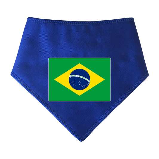 Brazil Flag Dog Bandana
