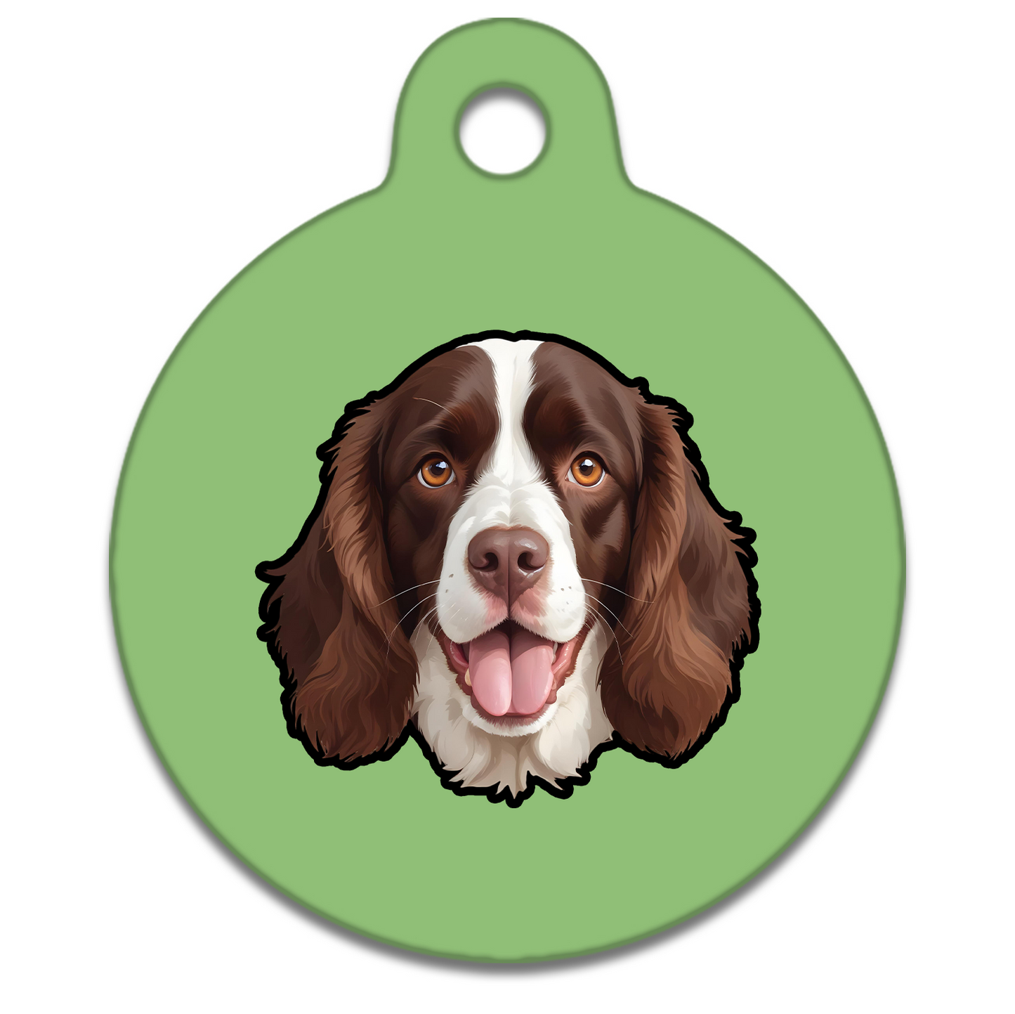 19mm Diameter Tiny Size - Springer Spaniel Dog