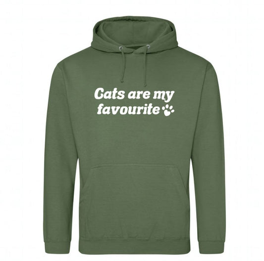 Cats Are My Favourite Hoodie
