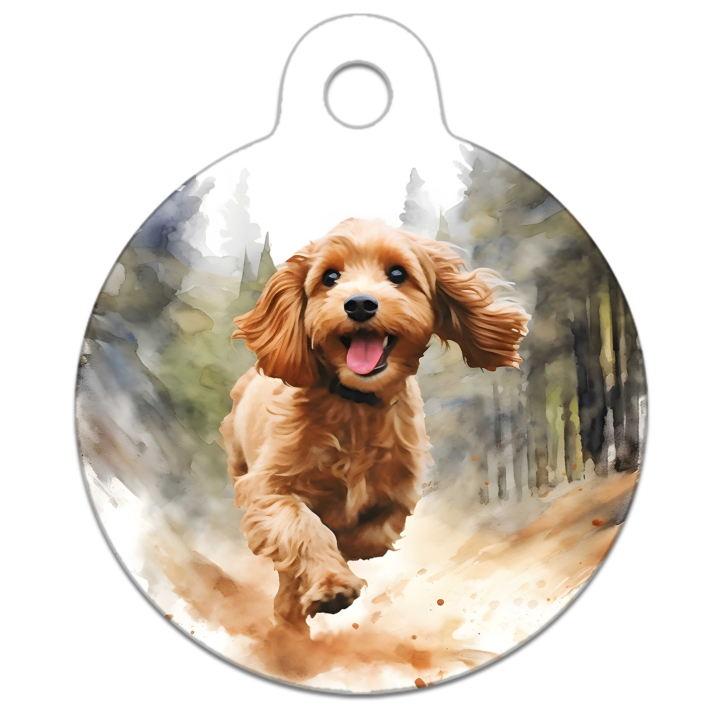 Woodland Running Dog Tag