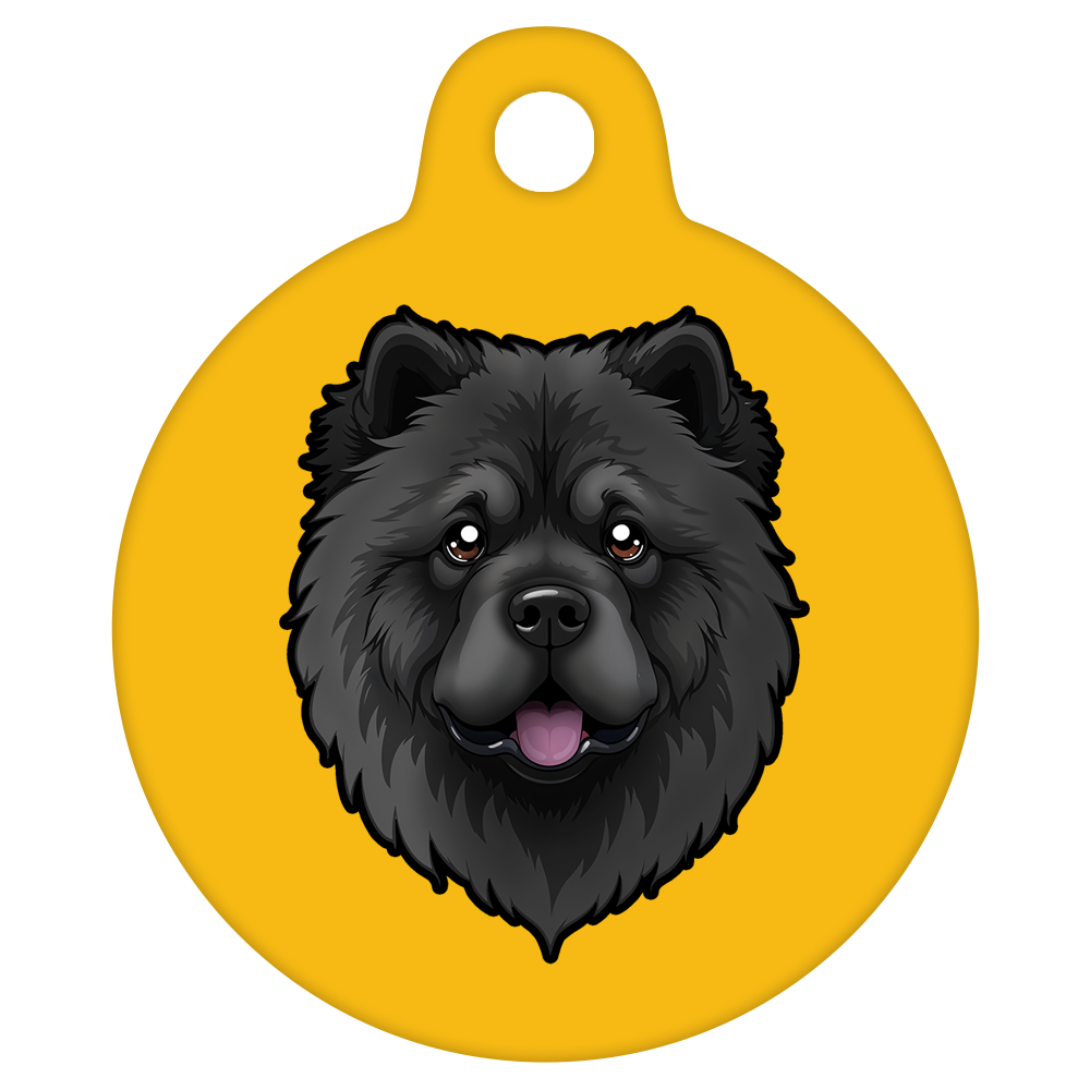 19mm Diameter Tiny Size - Chow Chow Dog