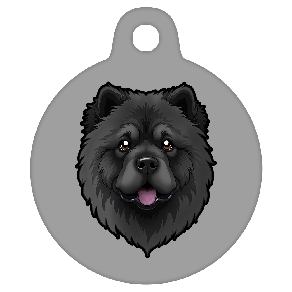19mm Diameter Tiny Size - Chow Chow Dog