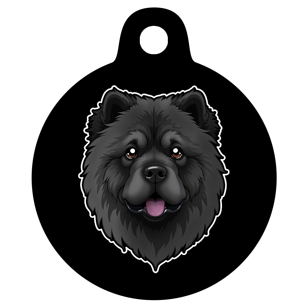 31mm Diameter Medium Size - Chow Chow Dog