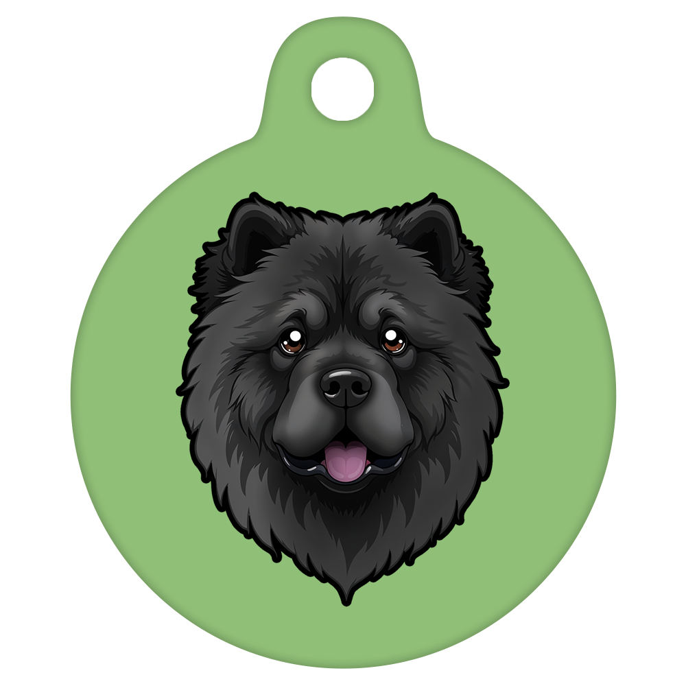 31mm Diameter Medium Size - Chow Chow Dog