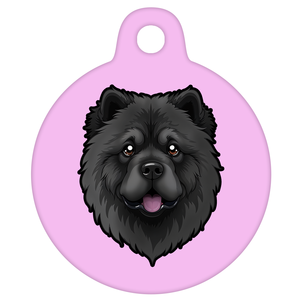 19mm Diameter Tiny Size - Chow Chow Dog