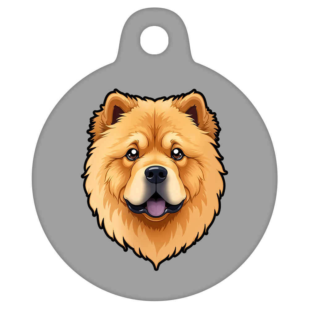 25mm Diameter Small Size - Chow Chow Dog