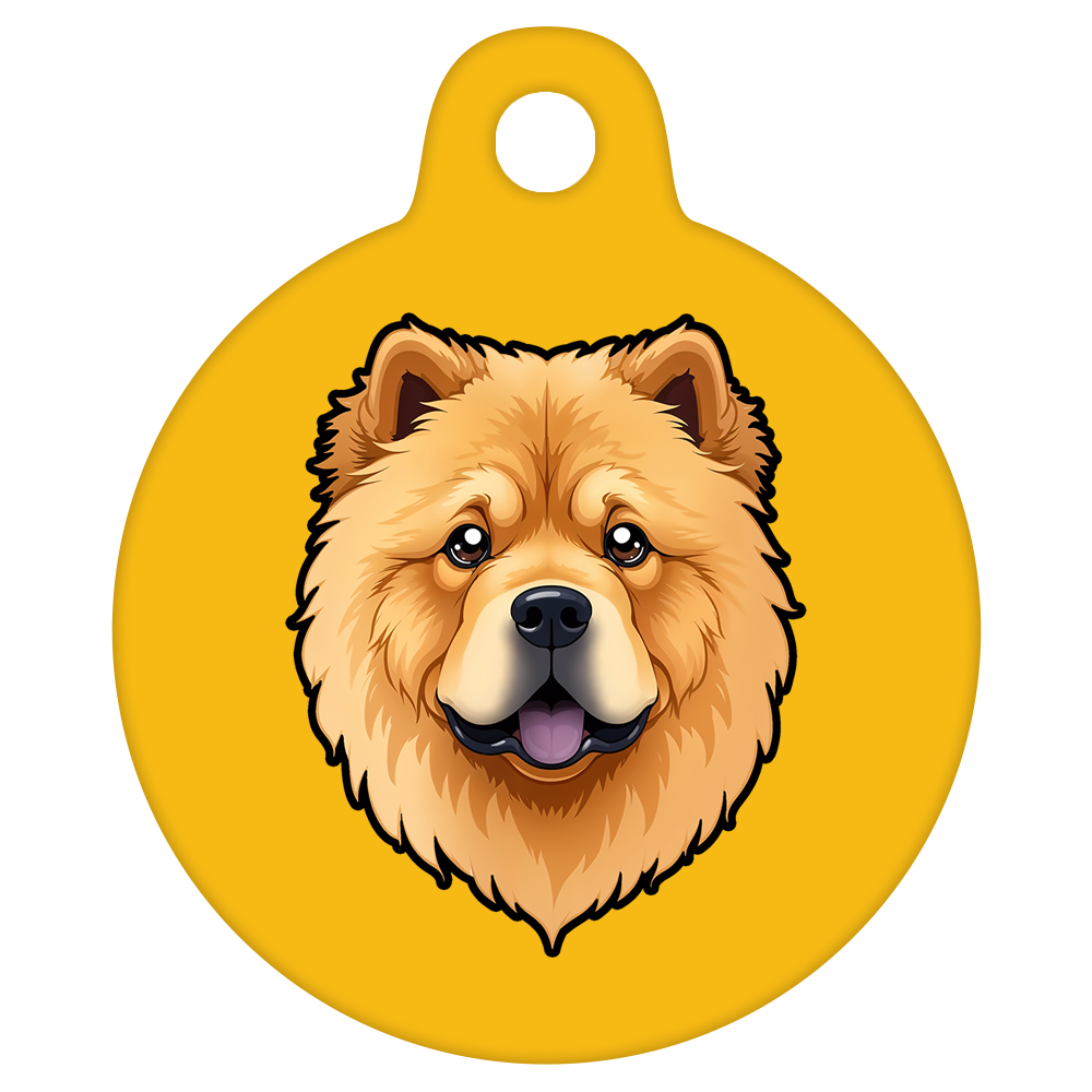 31mm Diameter Medium Size - Chow Chow Dog