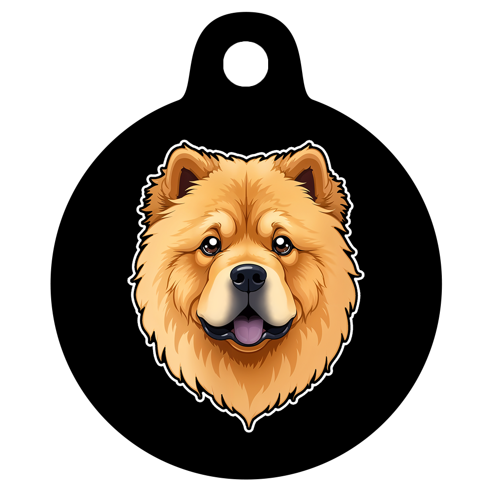 19mm Diameter Tiny Size - Chow Chow Dog