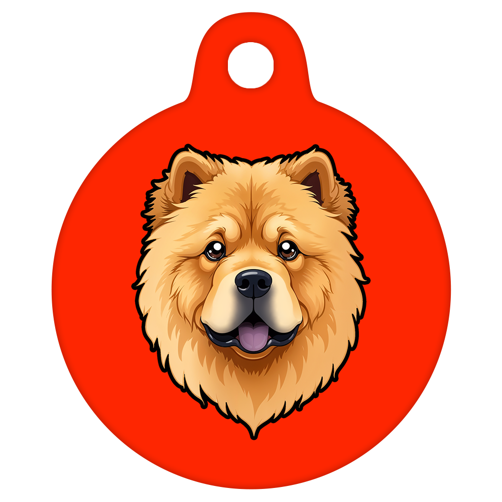19mm Diameter Tiny Size - Chow Chow Dog