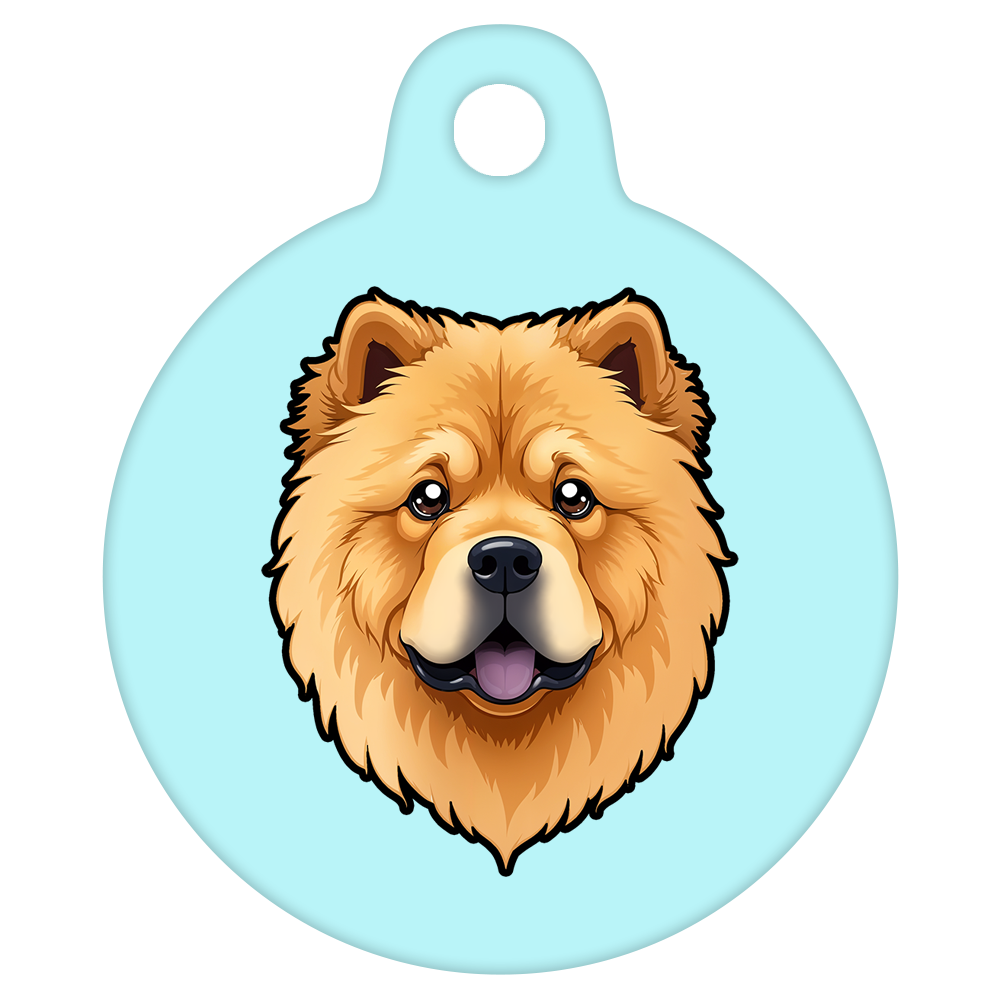 19mm Diameter Tiny Size - Chow Chow Dog