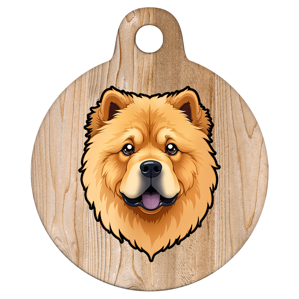25mm Diameter Small Size - Chow Chow Dog