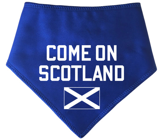 Come on Scotland Flag Dog Bandana