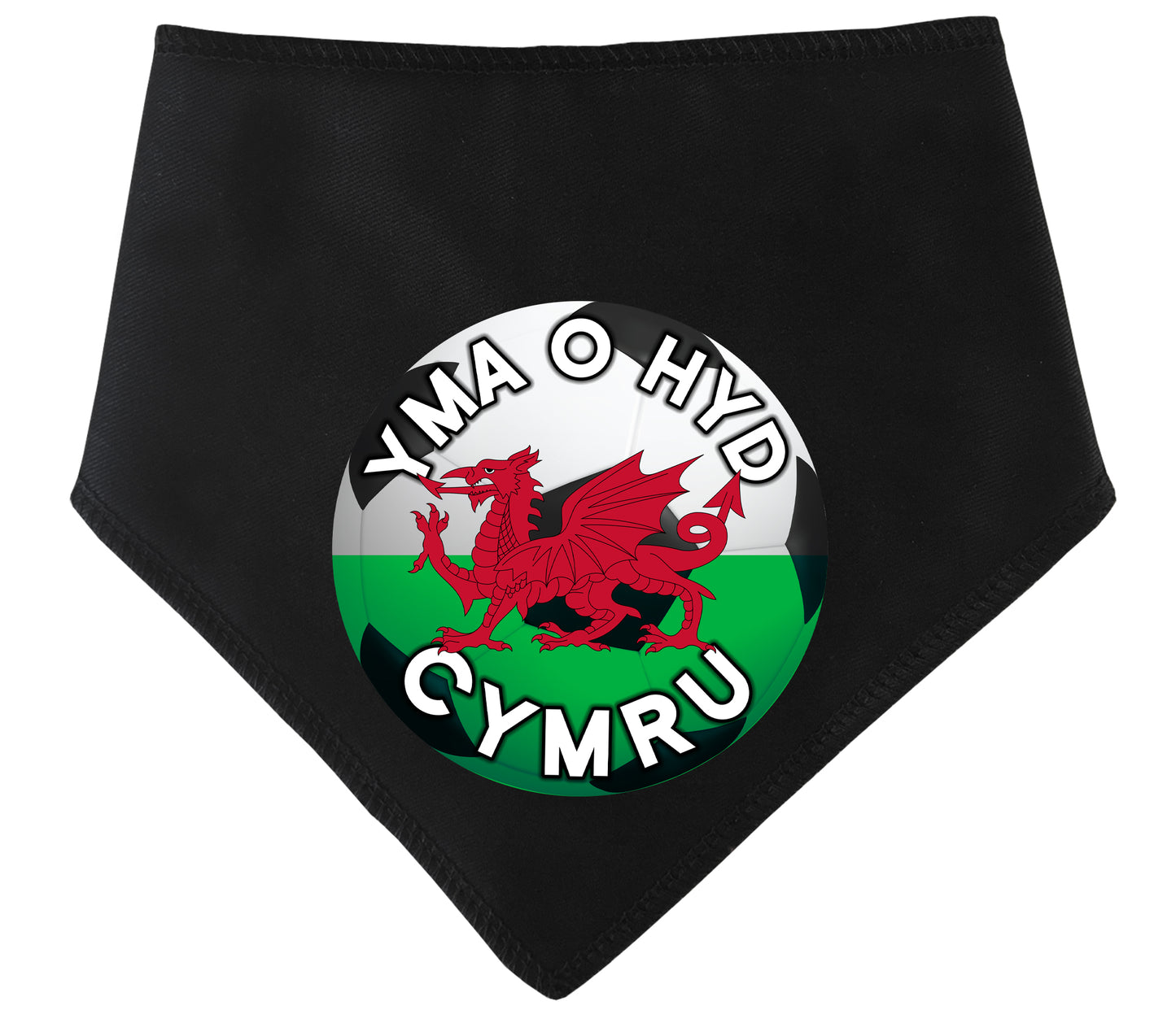 YMA O HYD Cymru Football Dog Bandana