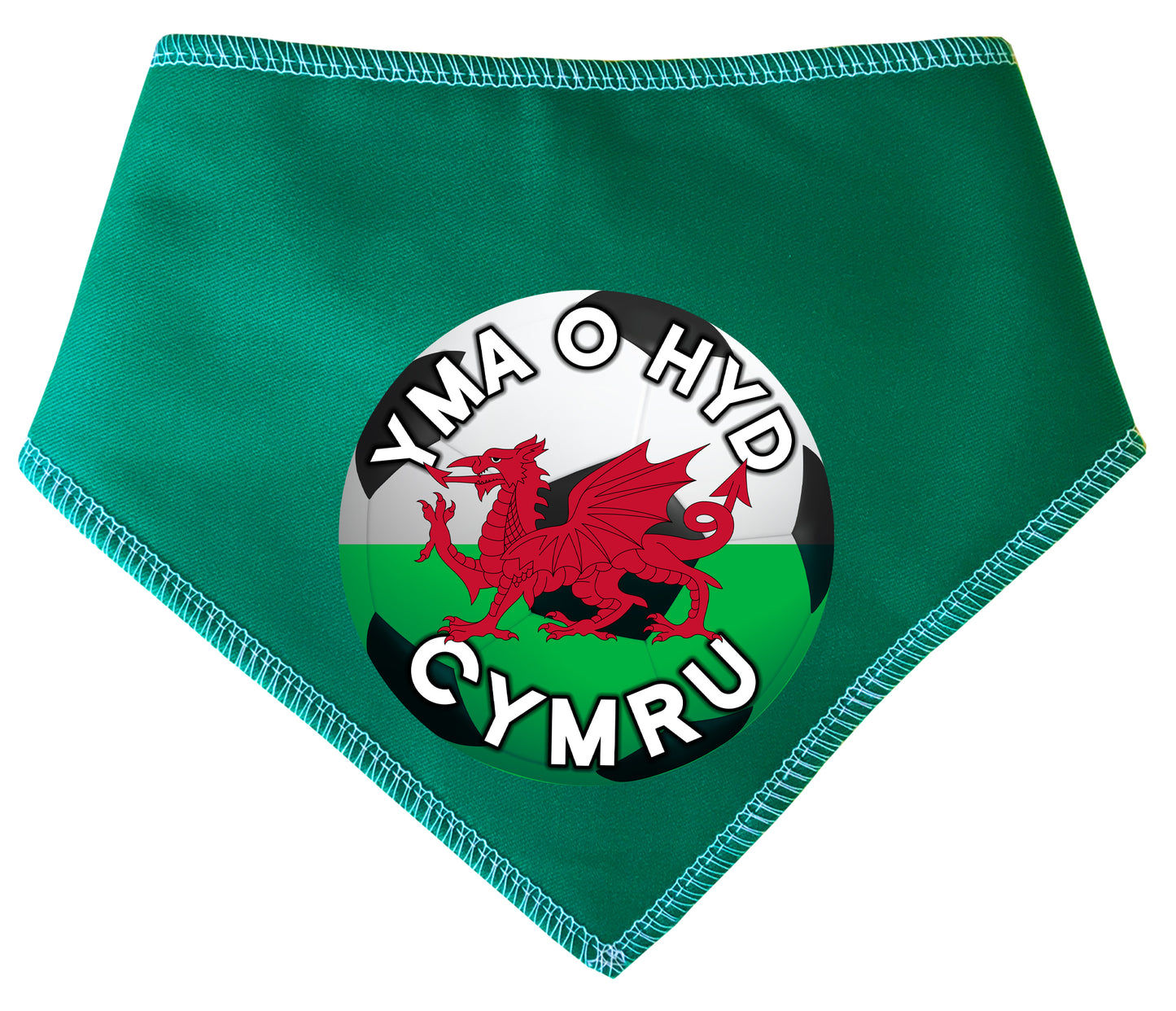 YMA O HYD Cymru Football Dog Bandana