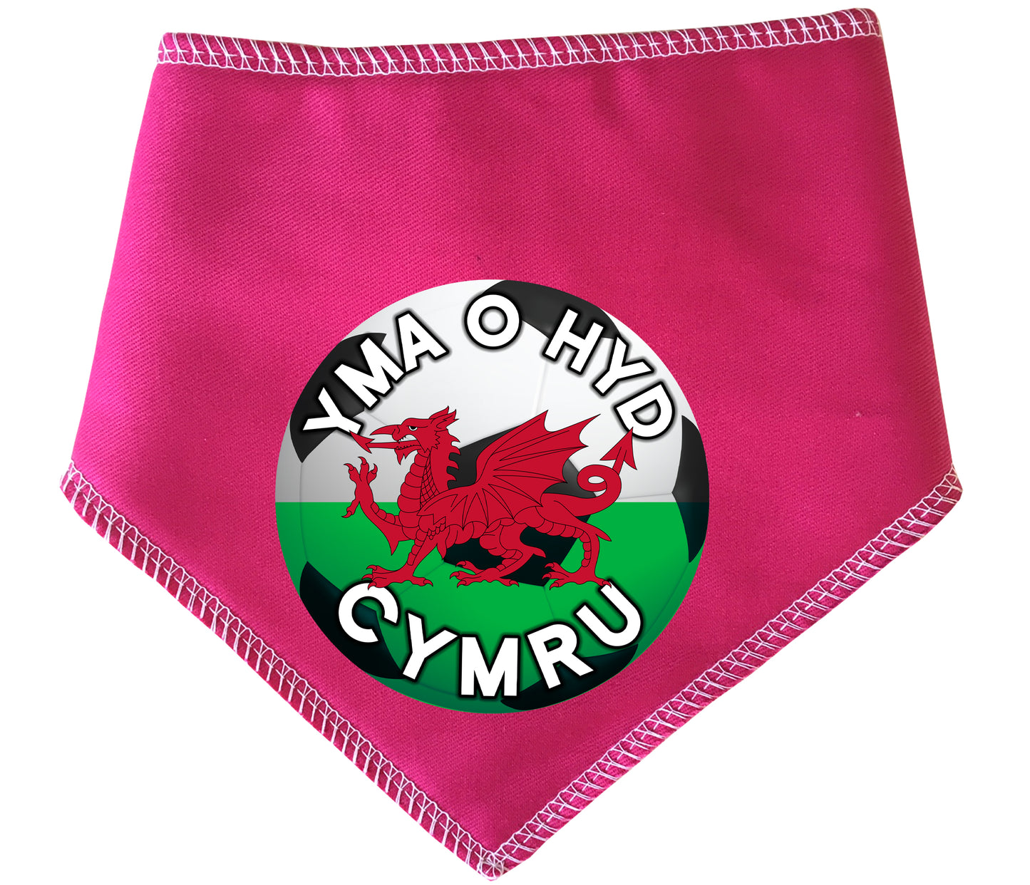 YMA O HYD Cymru Football Dog Bandana