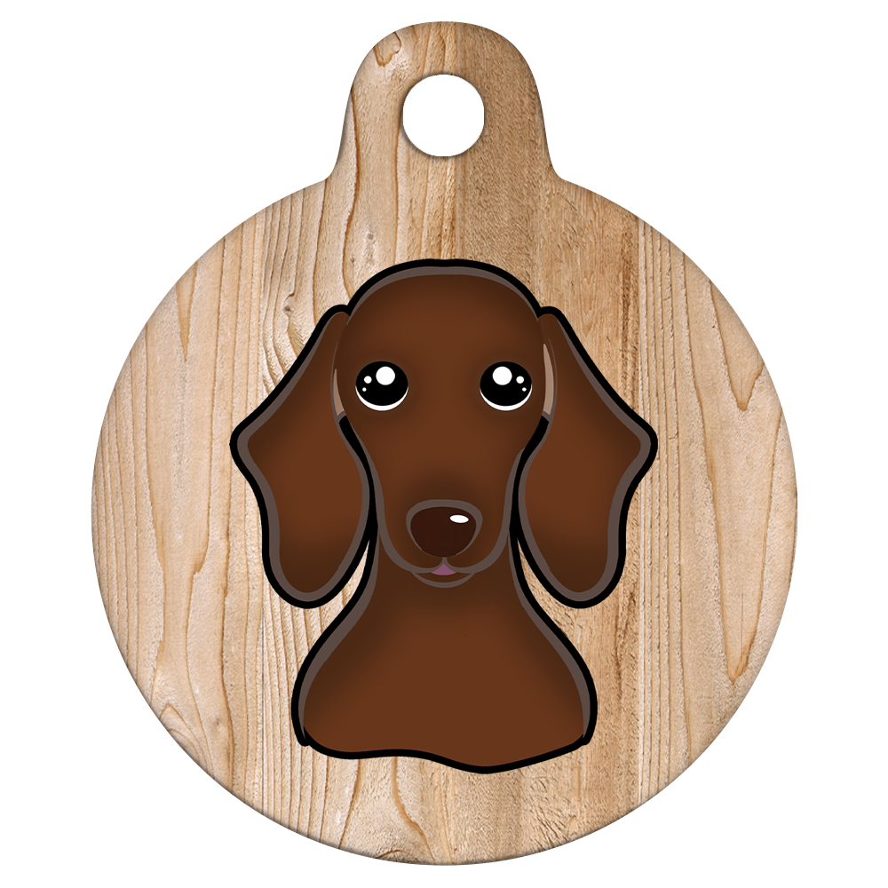 25mm Diameter Small Size - Dachshund Dog