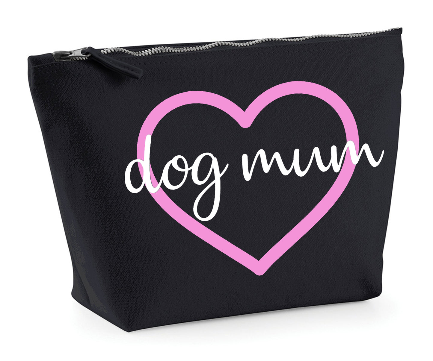 'Dog Mum' Natural Cotton Make-Up Bag Personalised
