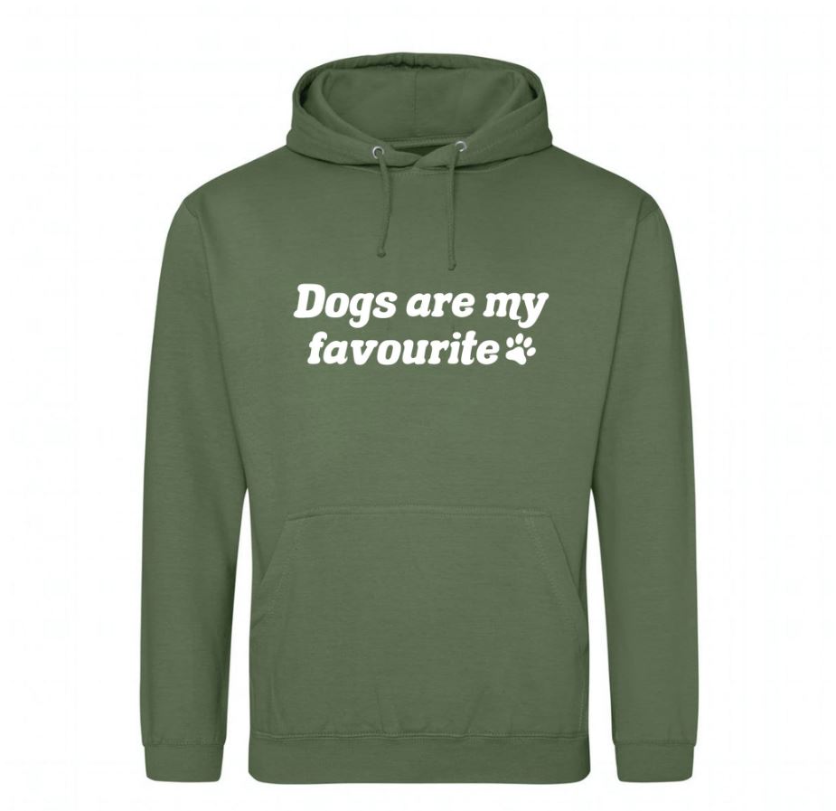 Dogs Are My Favourite Hoodie