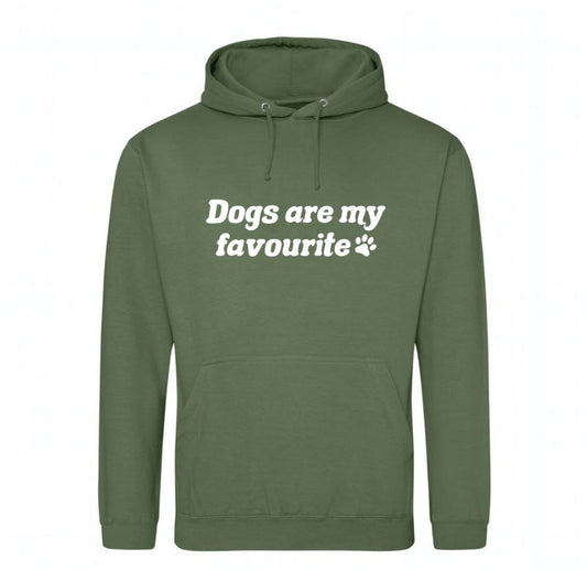 Dogs Are My Favourite  Hoodie