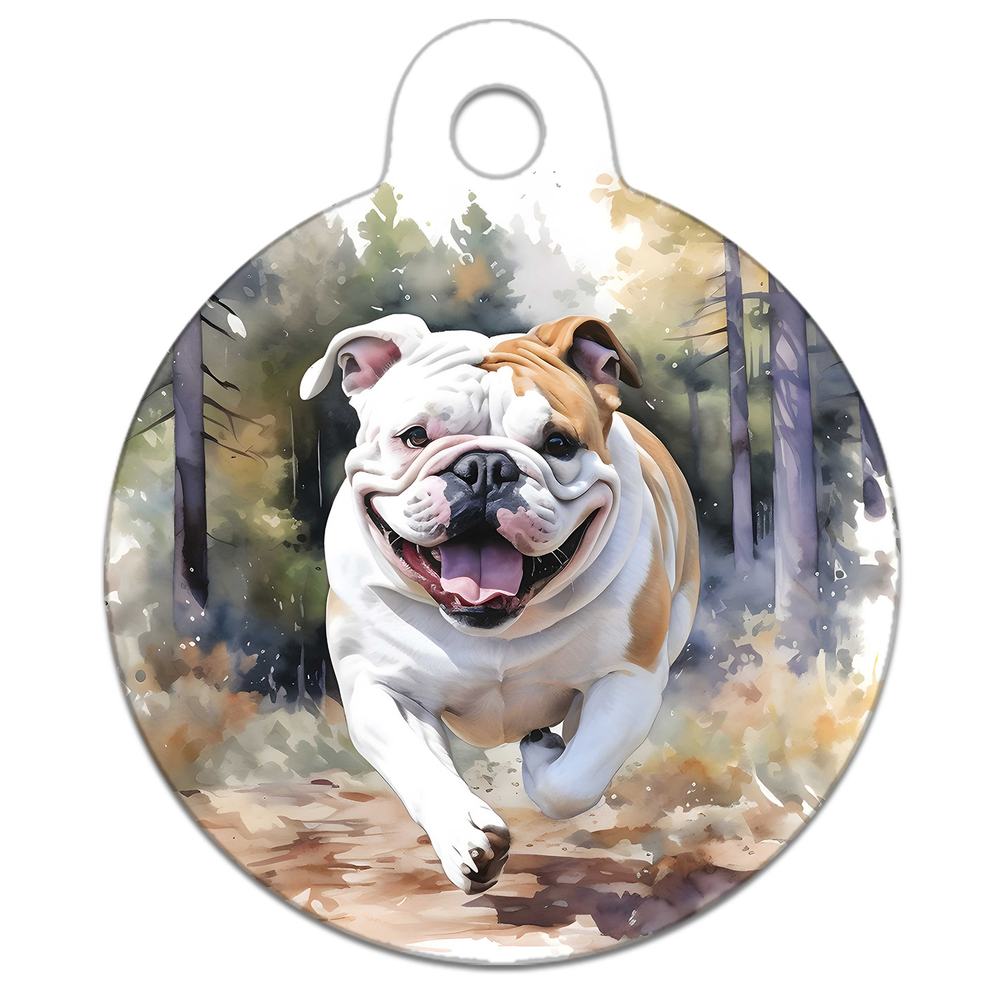 Woodland Running Dog Tag