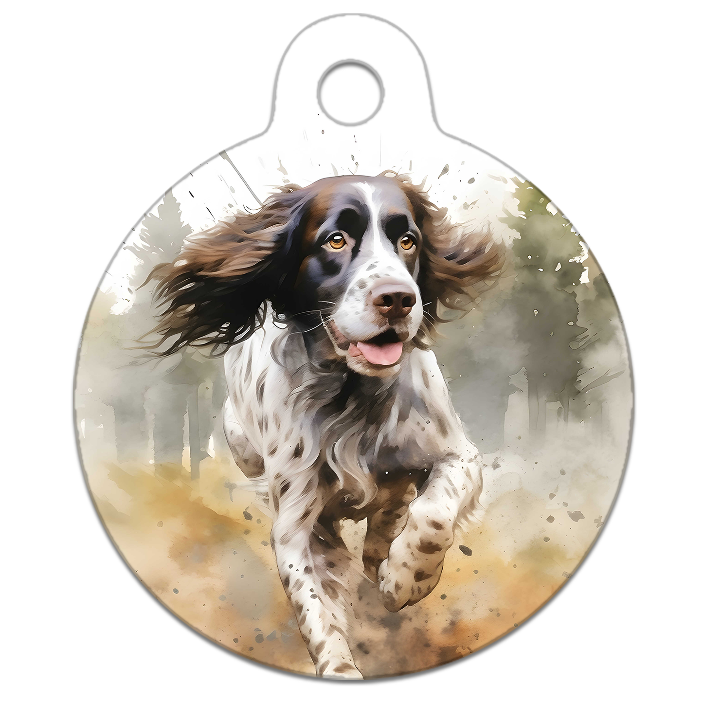Woodland Running Dog Tag