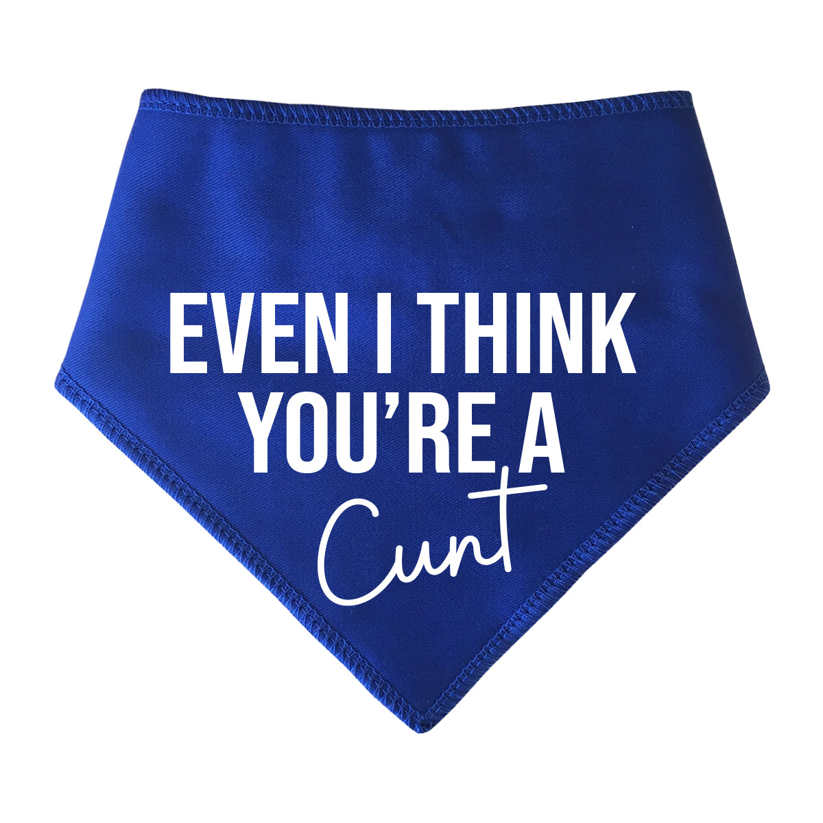 Even I Think Your A Cunt Dog Bandana