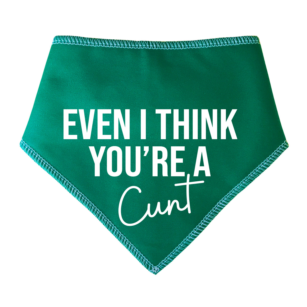Even I Think Your A Cunt Dog Bandana