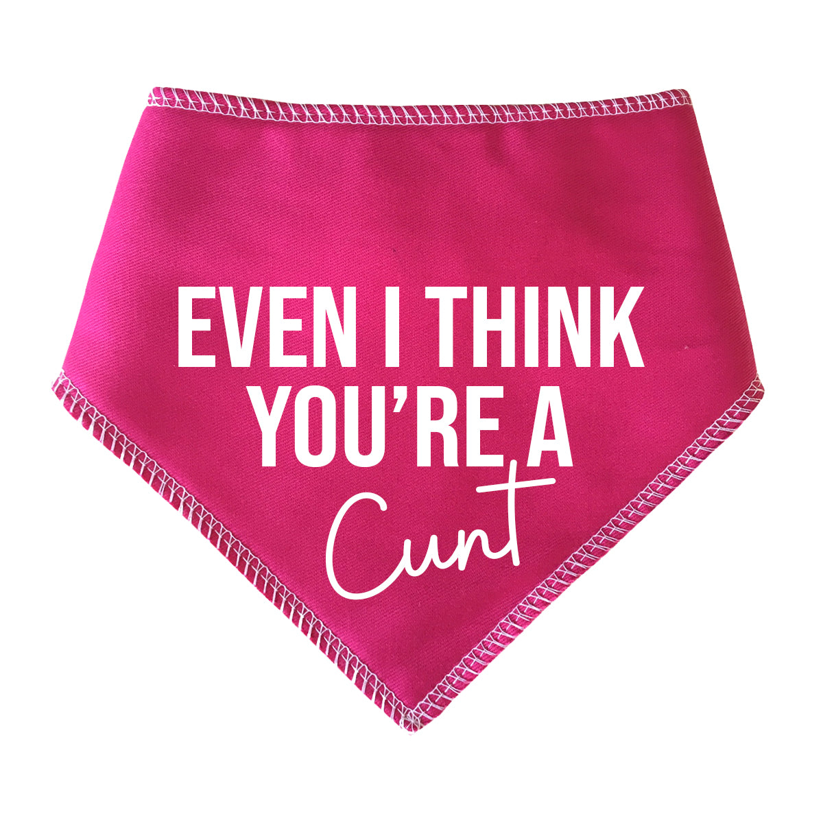 Even I Think Your A Cunt Dog Bandana
