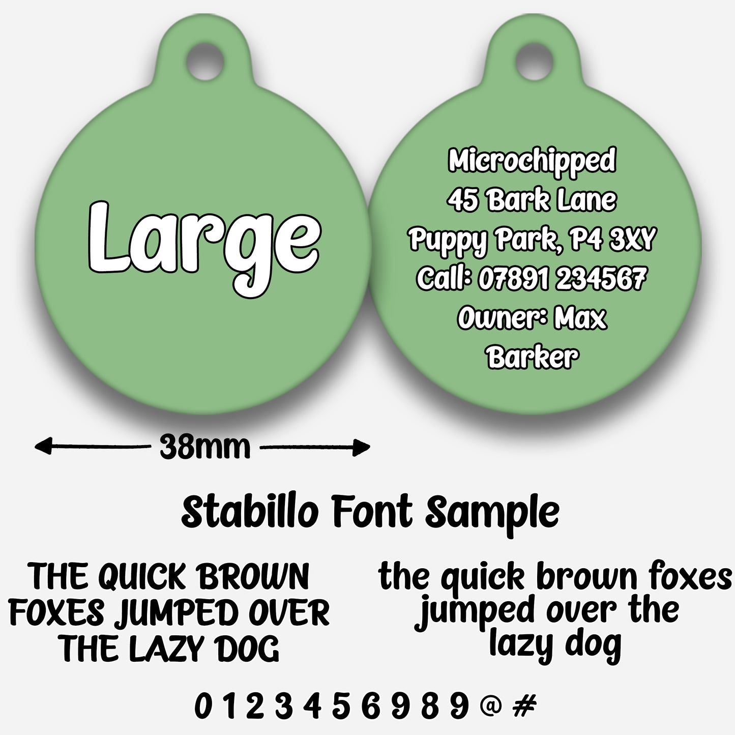 Matcha - Pet ID Tag