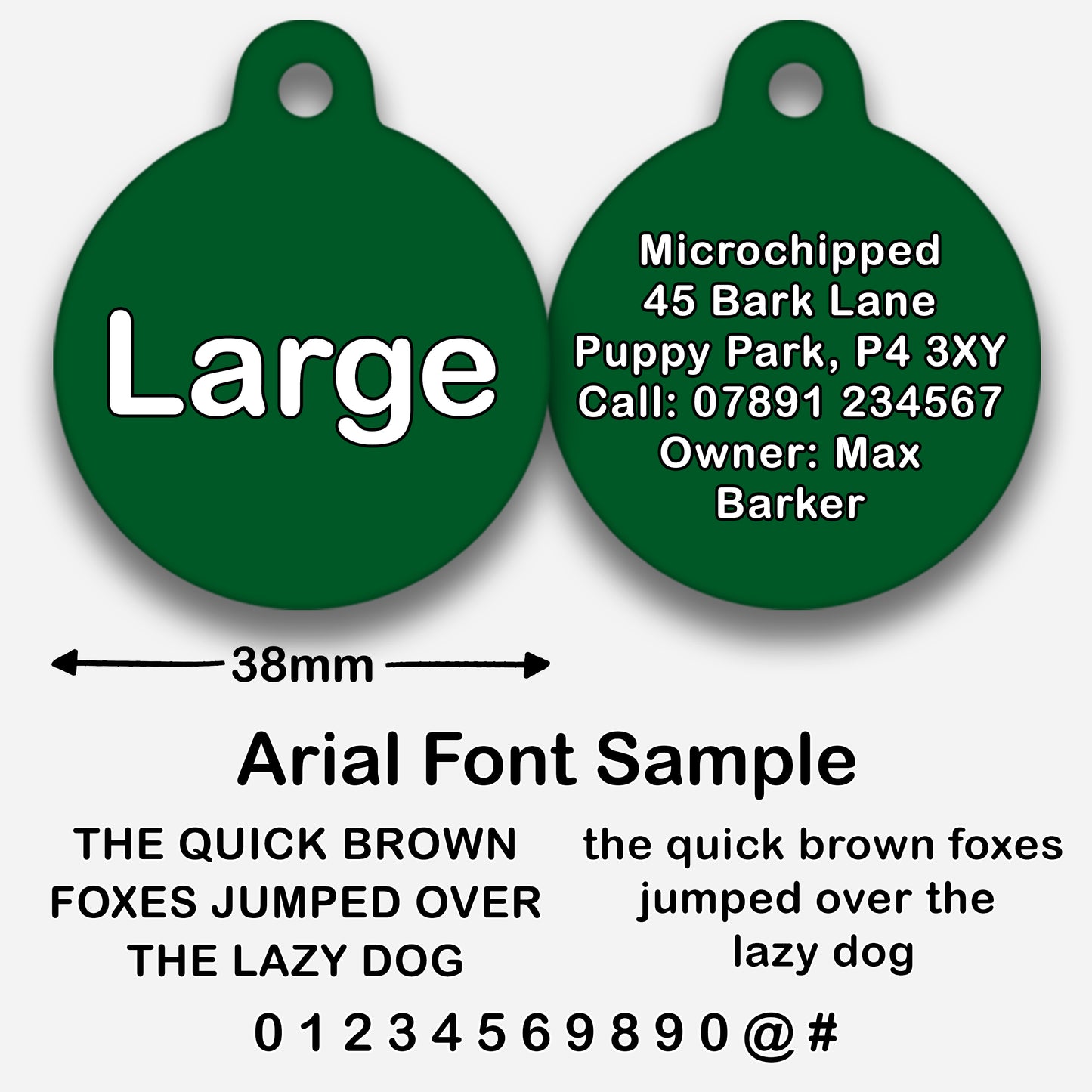 Pine - Pet ID Tag