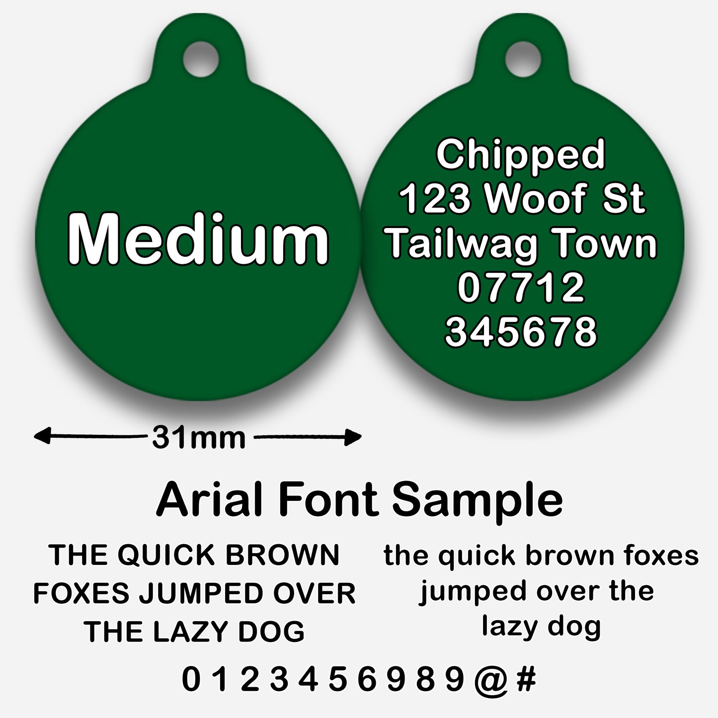 Pine - Pet ID Tag
