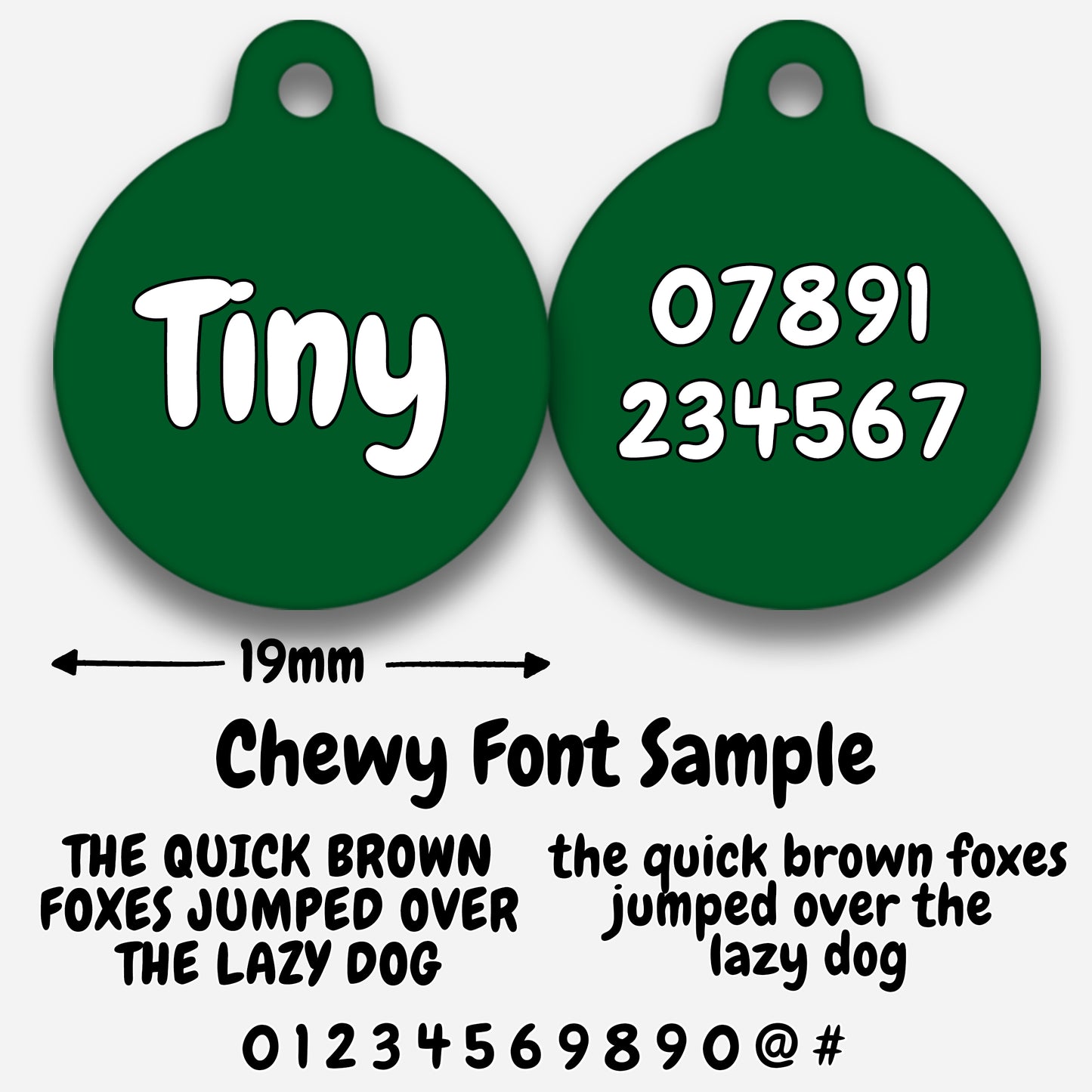 Pine - Pet ID Tag