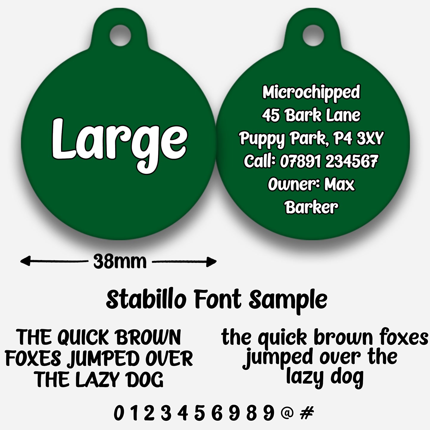 Pine - Pet ID Tag