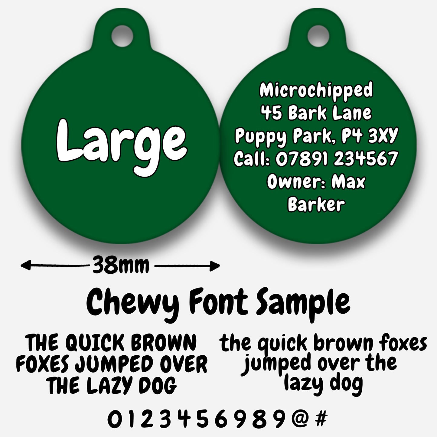 Pine - Pet ID Tag