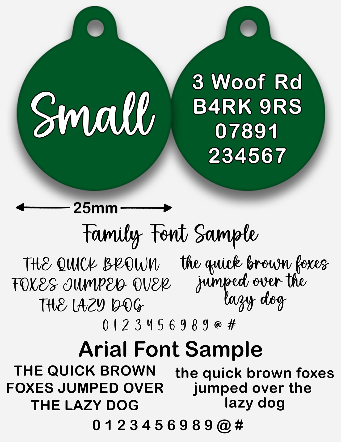 Pine - Pet ID Tag