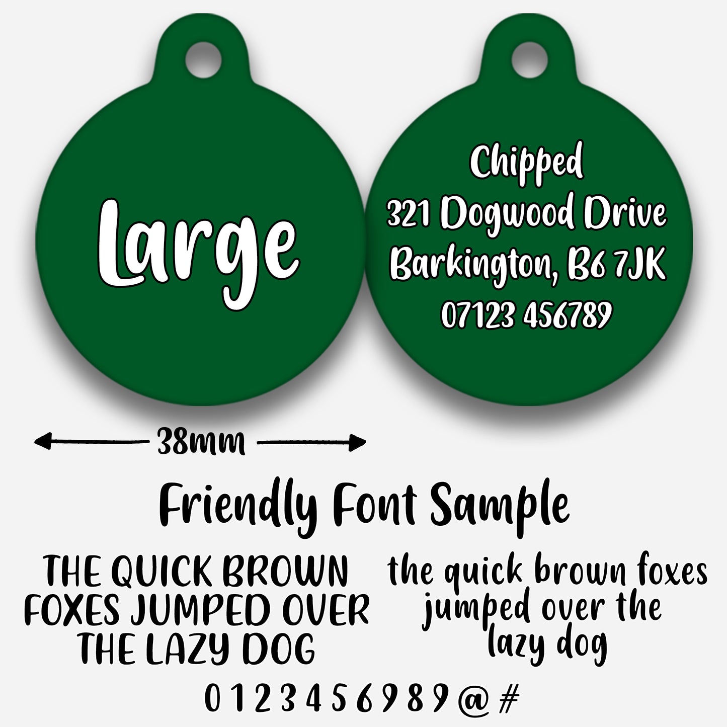 Pine - Pet ID Tag