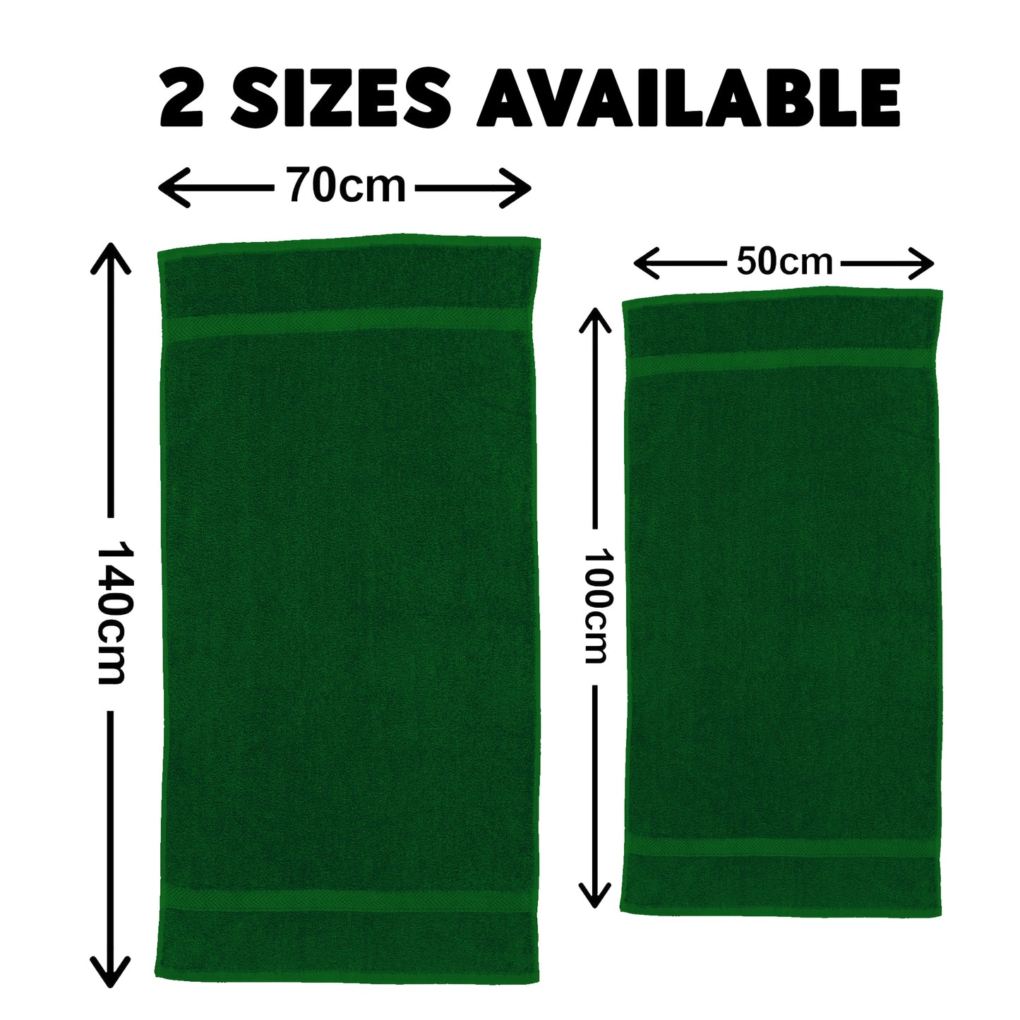 Forest Green Pet Towel Personalised With Name or Wording