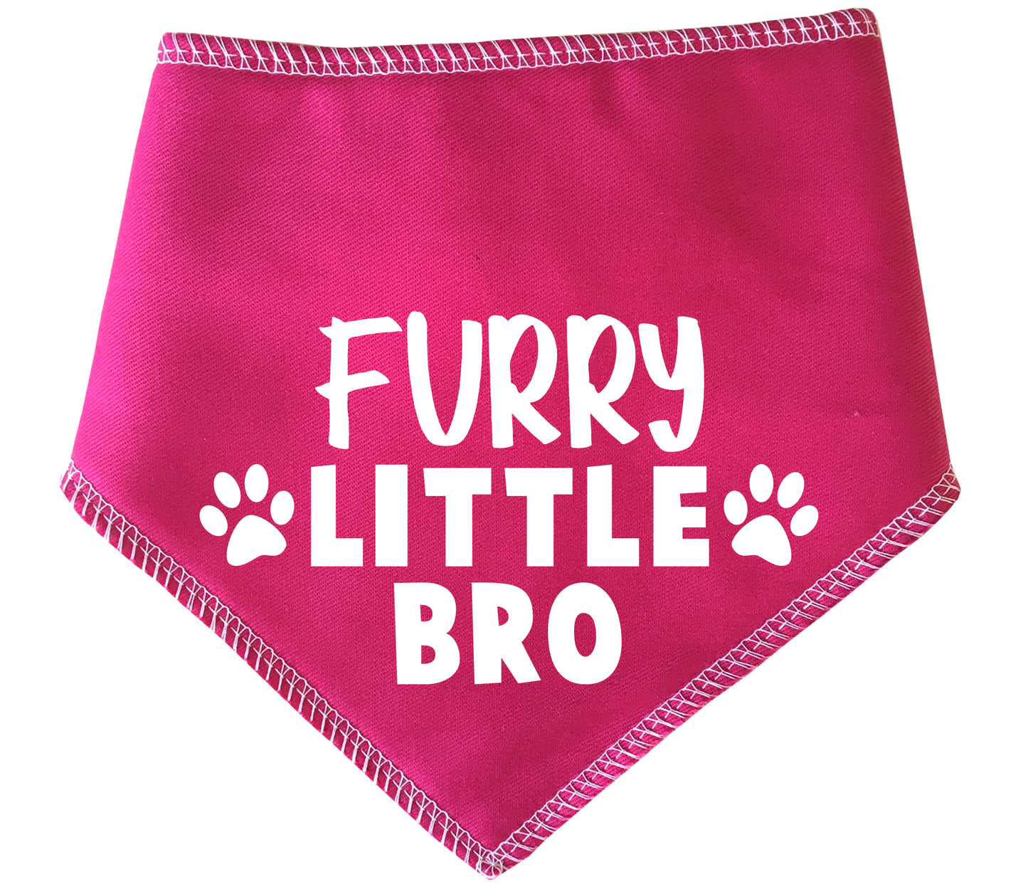 Furry Little Bro Dog Bandana