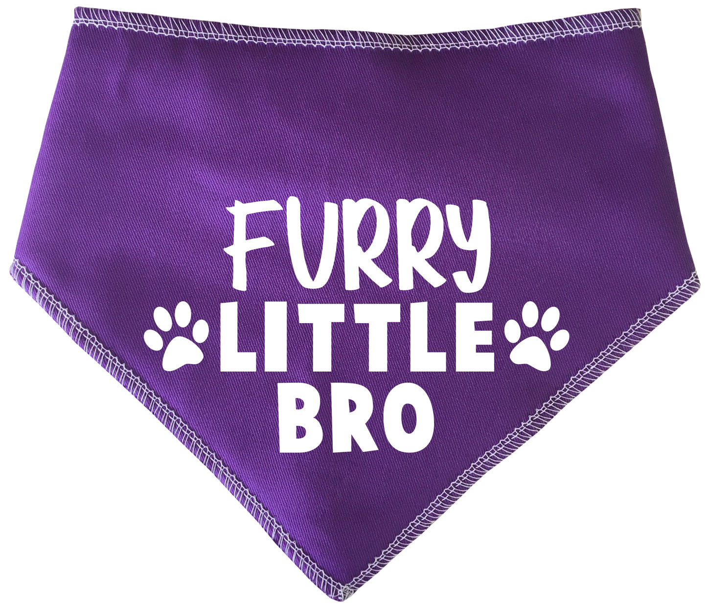 Furry Little Bro Dog Bandana